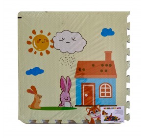 4 tapis puzzle en mousse...