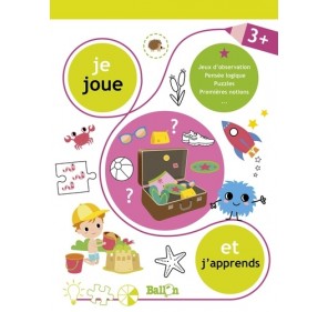 Je joue et j'apprends 3+ "Jeux d'observation, pensée logique, puzzles, premières notions..."