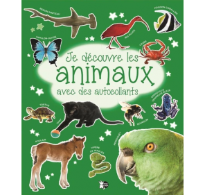 Je découvre les animaux avec des autocollants