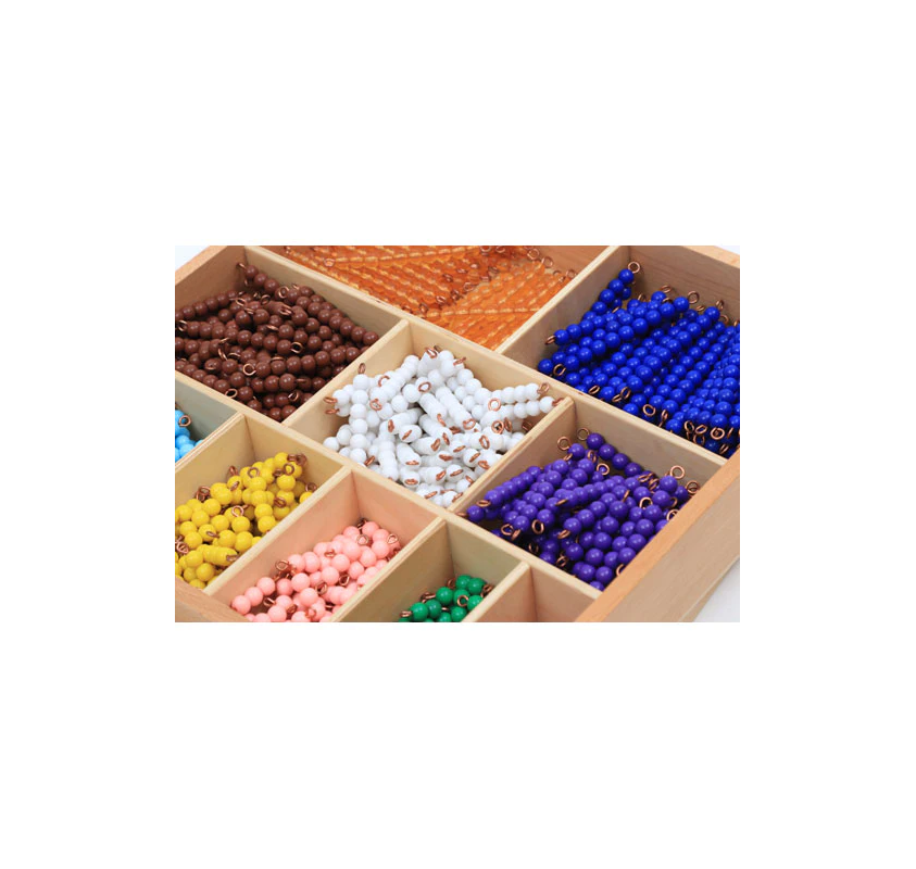 Boîte de 55 Barrettes de Perles de 1 À 10 | Edunova Maroc