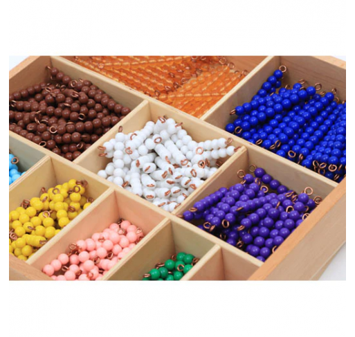 Boîte de 55 Barrettes de Perles de 1 À 10 | Edunova Maroc