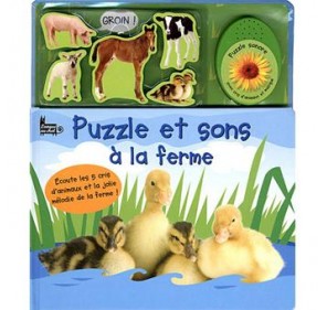 Puzzle et sons à la ferme