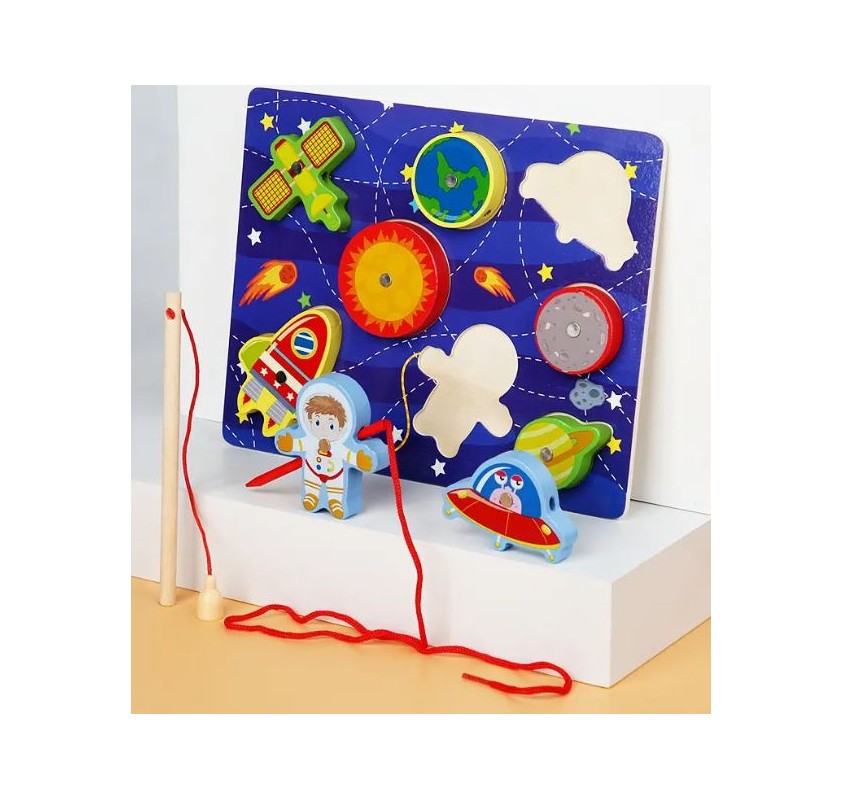 Puzzle Aimanté À Enfiler sur L’espace - Jeux éducatifs | Edunova
