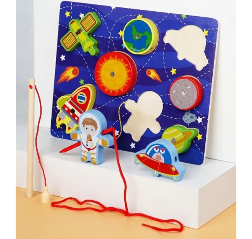 Puzzle Aimanté À Enfiler sur L’espace - Jeux éducatifs | Edunova