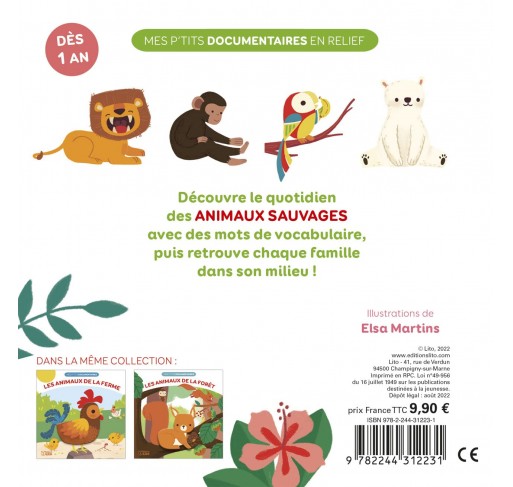 Mes P'tits Documentaires en Relief - les Animaux...