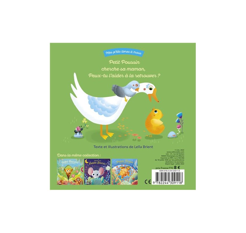 Ptits Livres a Trous Petit Poussin | Edunova Maroc