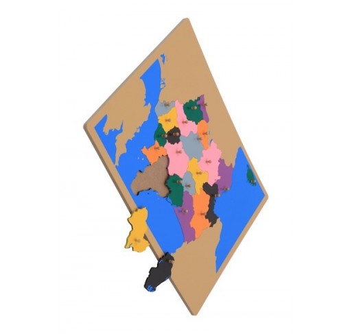 Puzzle Carte France en Bois | Edunova Maroc