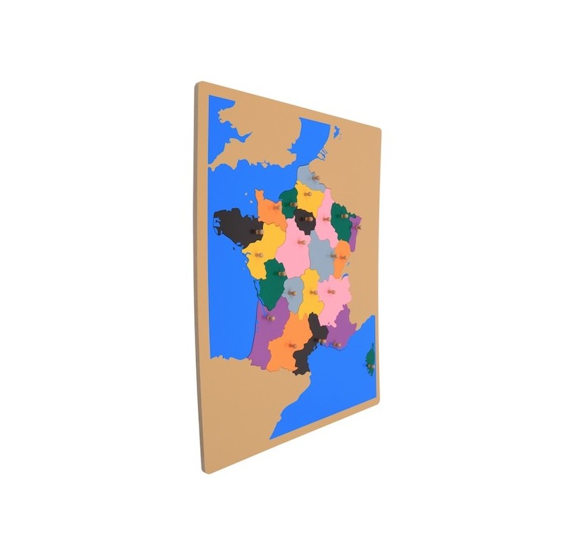 Puzzle Carte France en Bois | Edunova Maroc