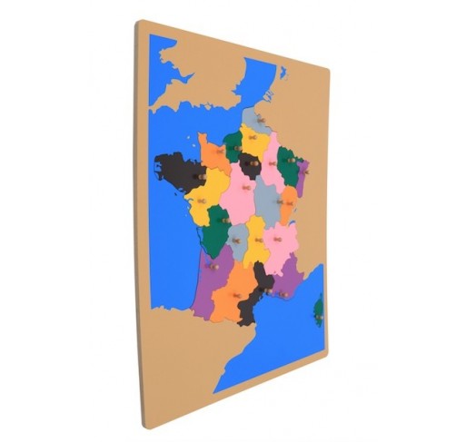 Puzzle Carte France en Bois | Edunova Maroc