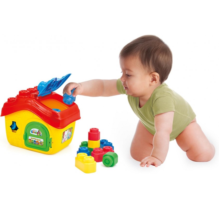 Clementoni Clemmy House Panier avec 15 Blocs Souples |...