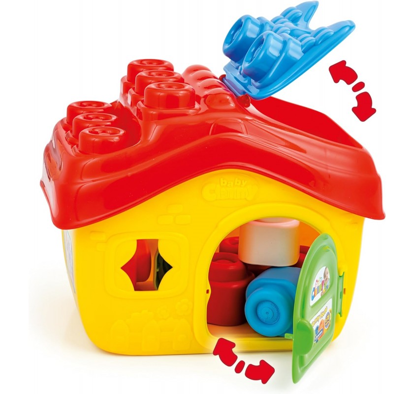 Clementoni Clemmy House Panier avec 15 Blocs Souples |...