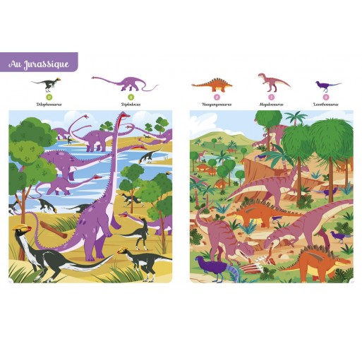 Cherche et Trouve 1000 Dinosaures | Edunova Maroc