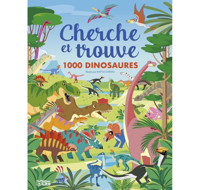Cherche et Trouve 1000 Dinosaures - Livres et histoires | Edunova