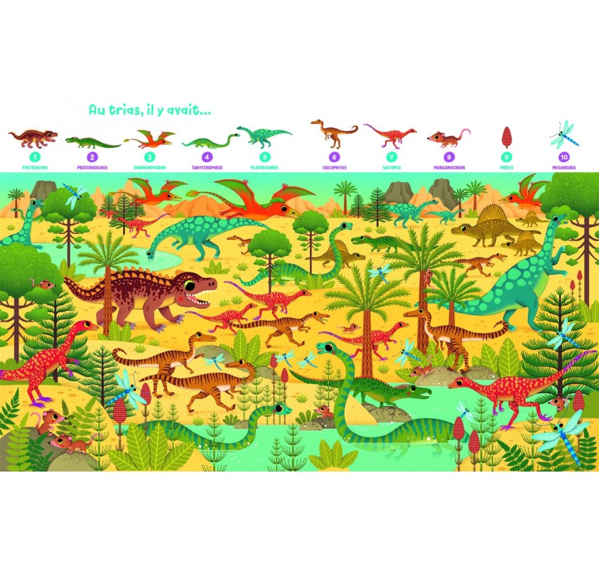 Cherche Trouve et Compte Jusqu'à 10 - les Dinosaures |...
