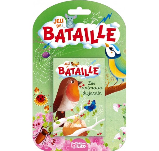 Jeu de Bataille : les Animaux du Jardin - Jeux éducatifs | Edunova