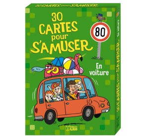 30 CARTES S'AMUSER EN VOITURE