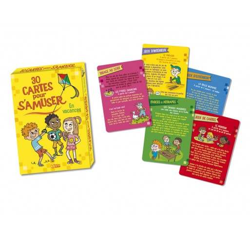 30 Cartes S'amuser en Vacances | Edunova Maroc