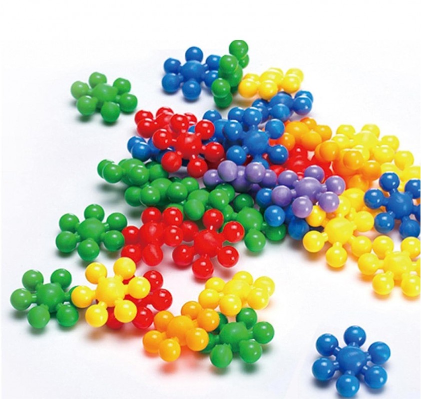 100 Flocons de Neige Colores - Jeux éducatifs | Edunova