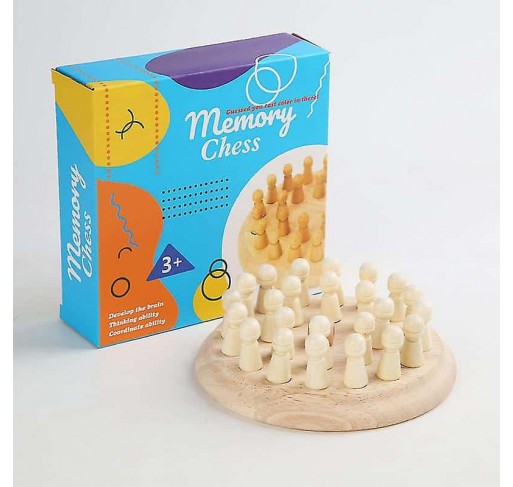 Jeu D'échecs et Mémory en Bois - Jeux éducatifs | Edunova