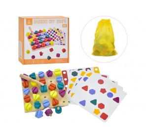 Planche a Tournevis Rainbow Nut Shape - Matériel Montessori | Edunova 2
