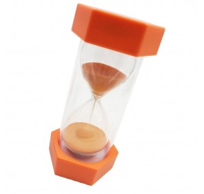GRAND SABLIER ORANGE DE 10 MIN