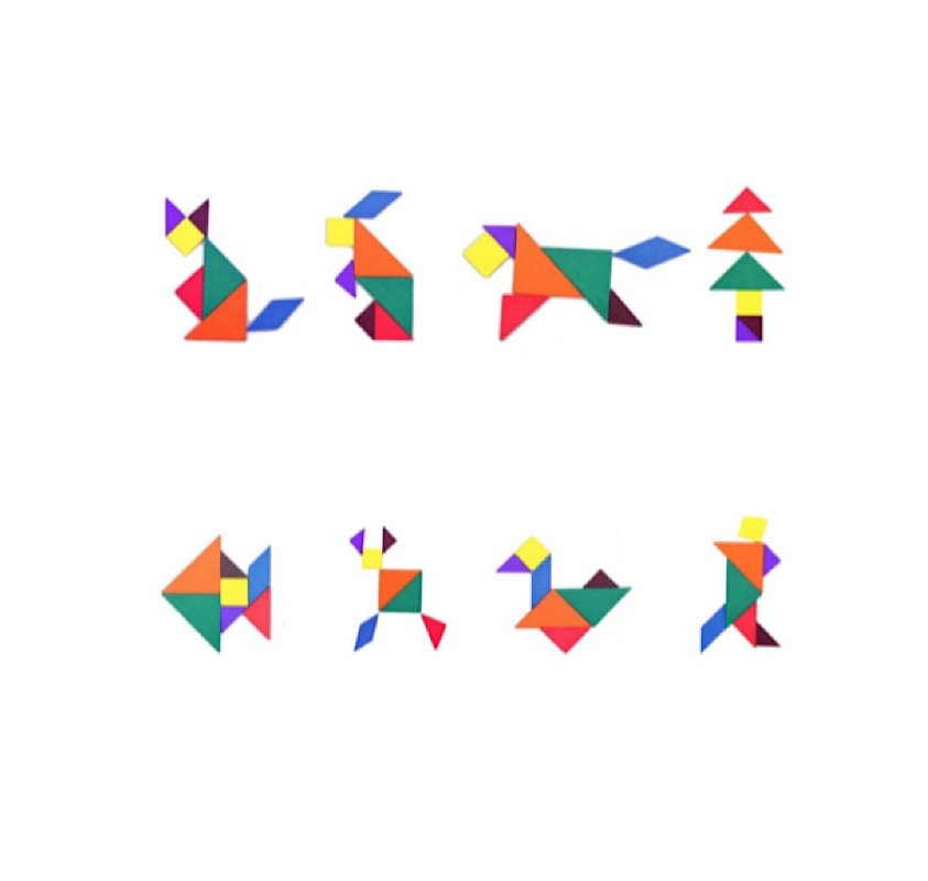Puzzle Tangram en Bois | Edunova Maroc