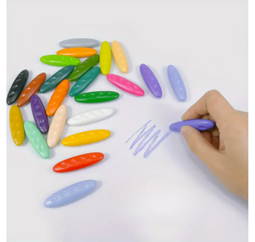 12 Crayons de Cire Cacahuete | Edunova Maroc