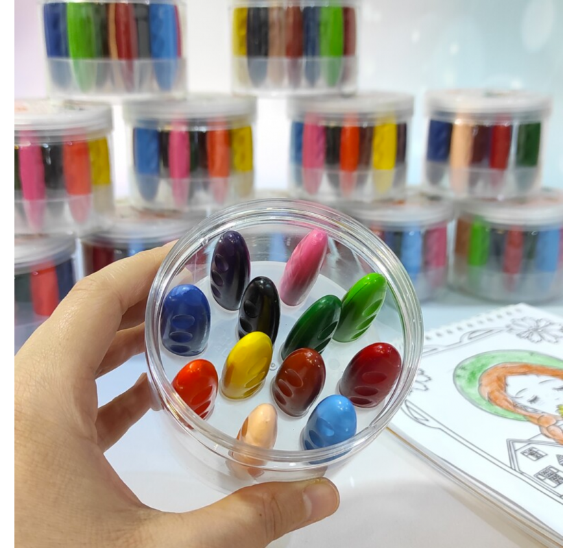12 Crayons de Cire Cacahuete | Edunova Maroc