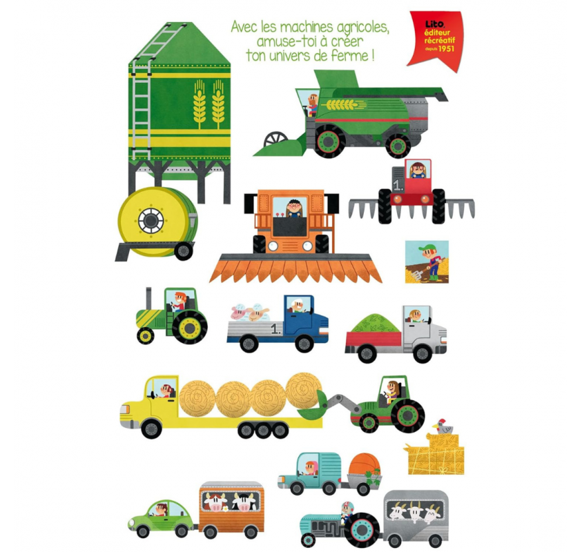 Gommettes : les Machines Agricoles | Edunova Maroc