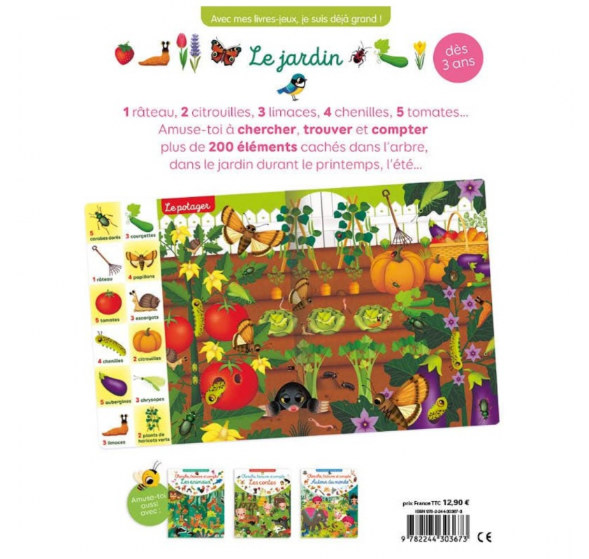 Cherche, Trouve et Compte - le Jardin | Edunova Maroc