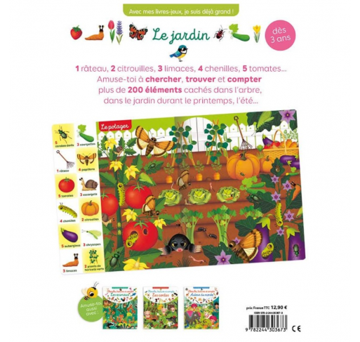 Cherche, Trouve et Compte - le Jardin | Edunova Maroc