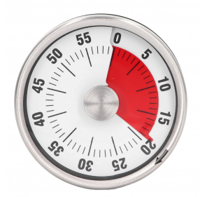 TIME TIMER VISUEL MAGNETIQUE AVEC DOS AIMANT ET ALARME