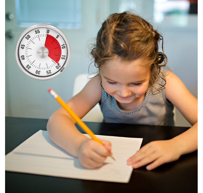 Time Timer Visuel Magnetique avec Dos Aimant et Alarme |...
