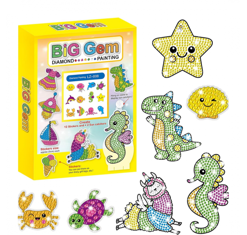 Kits de Peinture Diamant Big Gem (la Mer) | Edunova Maroc