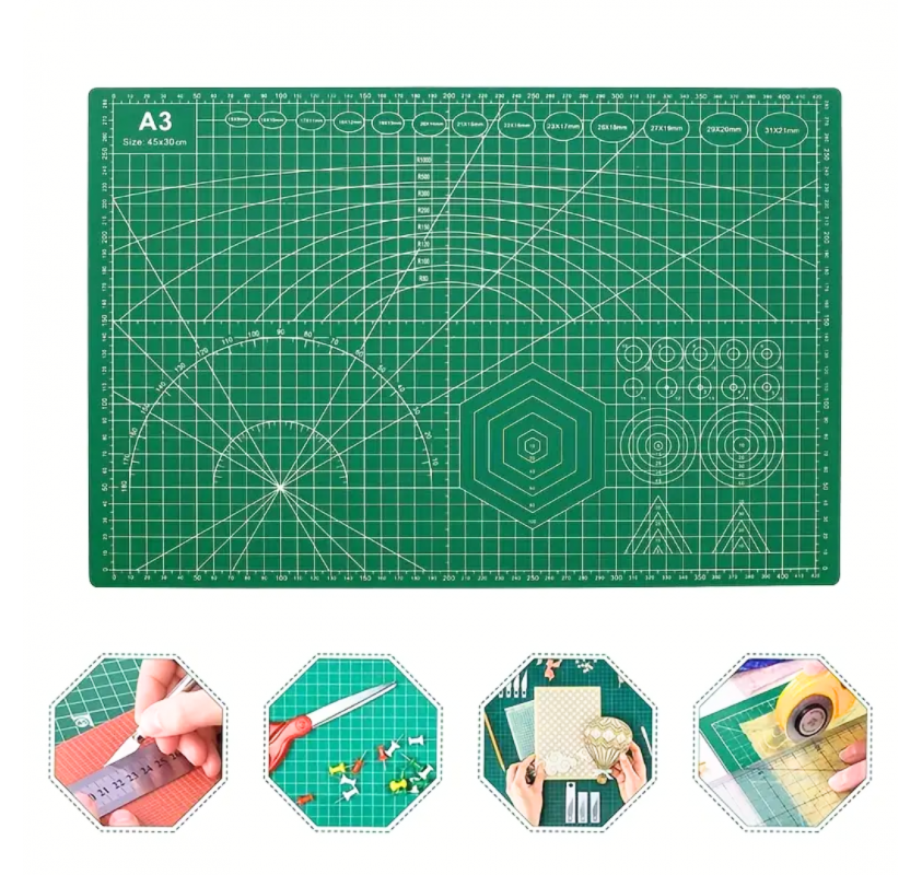 Tapis de Découpe A3 Double Face | Edunova Maroc