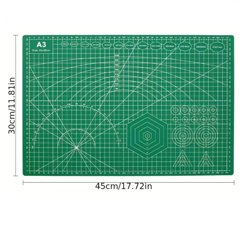 Tapis de Découpe A3 Double Face | Edunova Maroc