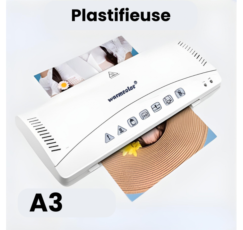 Plastifieuse A3 Warmcolor | Edunova Maroc
