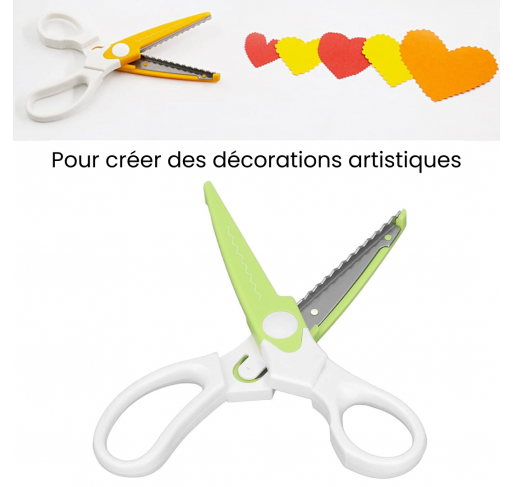 Ciseaux pour Loisirs Creatifs 5 Lames Interchangeables |...