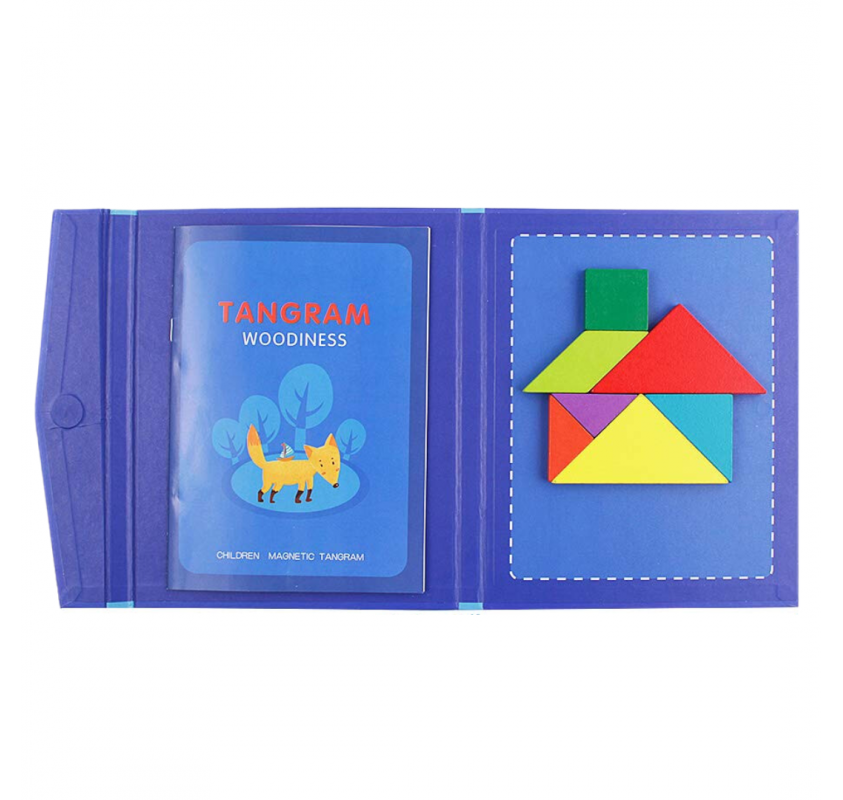 Livre Puzzle Magnétique 3d pour Enfants - Tangram | Edunova
