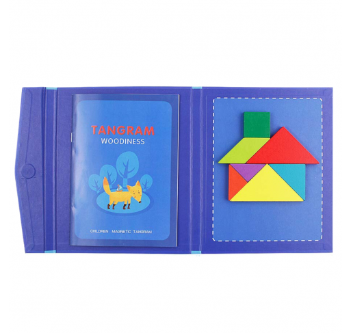 Livre Puzzle Magnétique 3d pour Enfants - Tangram | Edunova