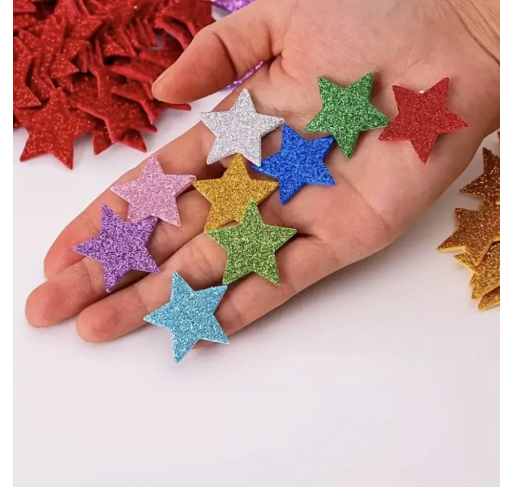 Papier Mousse Pailletté A4 - 10 Couleurs | Edunova Maroc