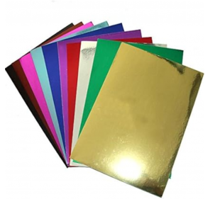 10 Feuilles A4 Cartonnées Effet Miroir Métallisé - Arts créatifs | Edunova