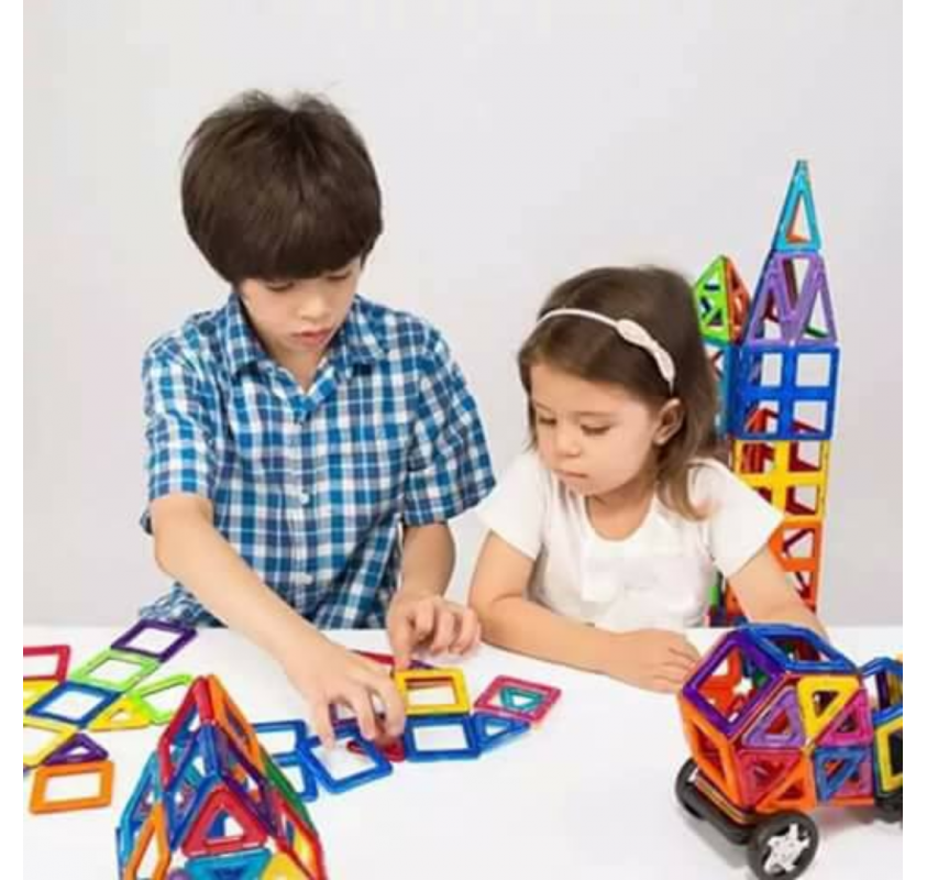 Jeu de Construction Magnetique Magkiss Mini 56 Pieces |...