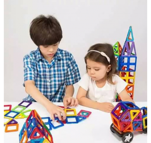 Jeu de Construction Magnetique Magkiss Mini 56 Pieces |...