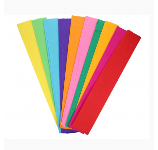 Papiers Crépons Multicolores - Arts créatifs | Edunova
