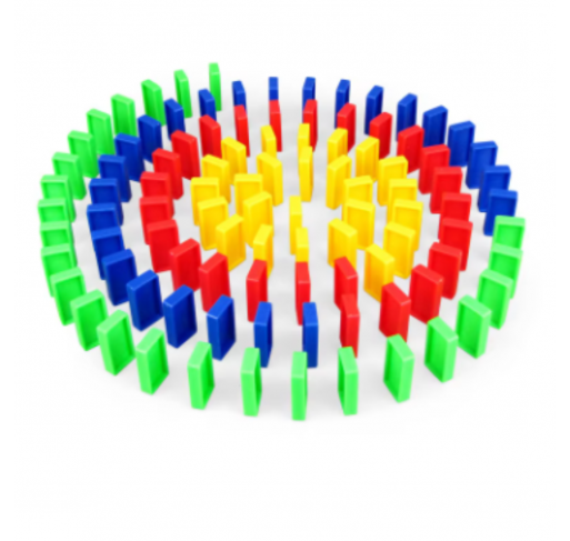 108 Dominos Colorés | Edunova Maroc