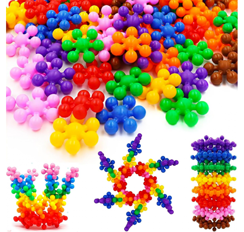 100 Flocons de Neige Colores | Edunova Maroc