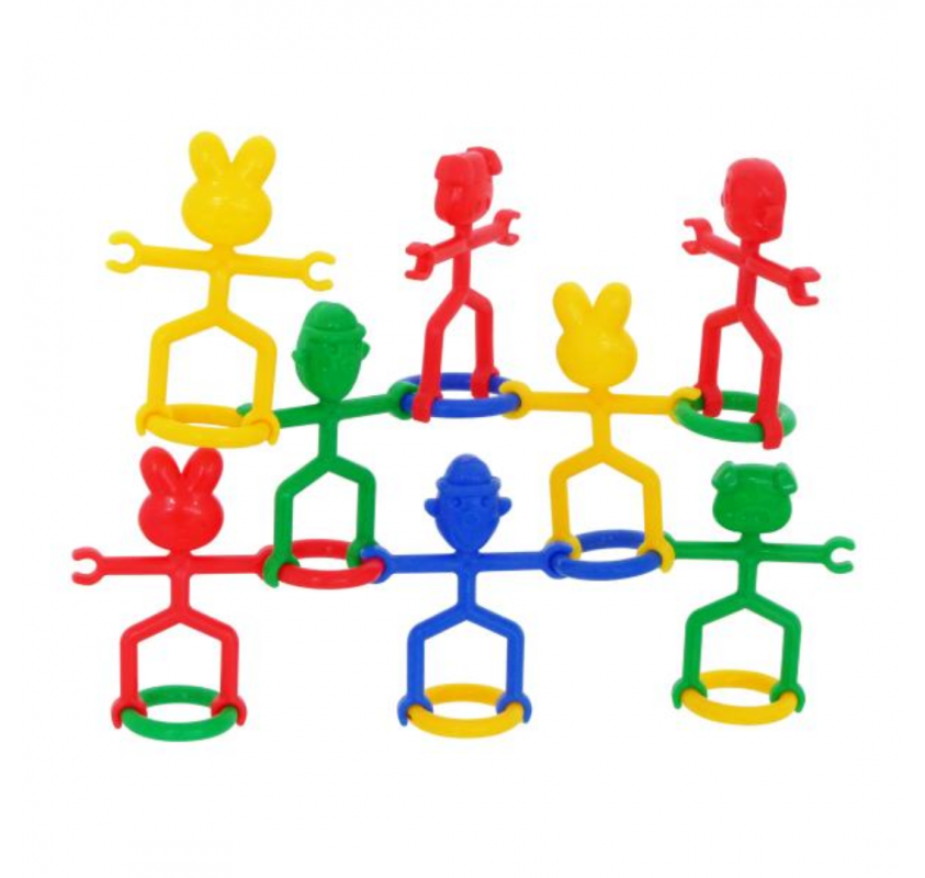 100 Acrobates Colorés et Anneaux - Jeux éducatifs | Edunova
