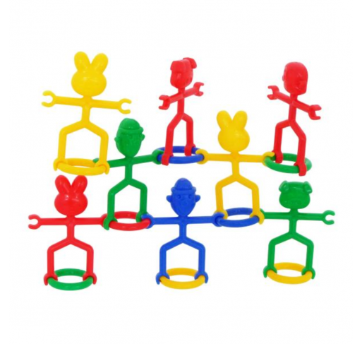 100 Acrobates Colorés et Anneaux - Jeux éducatifs | Edunova