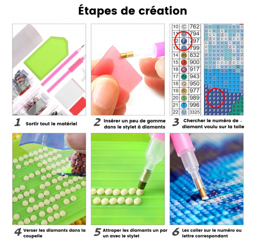 Peinture de Diamants 5d : Bouquet de Fleurs (30x30 Cm) |...